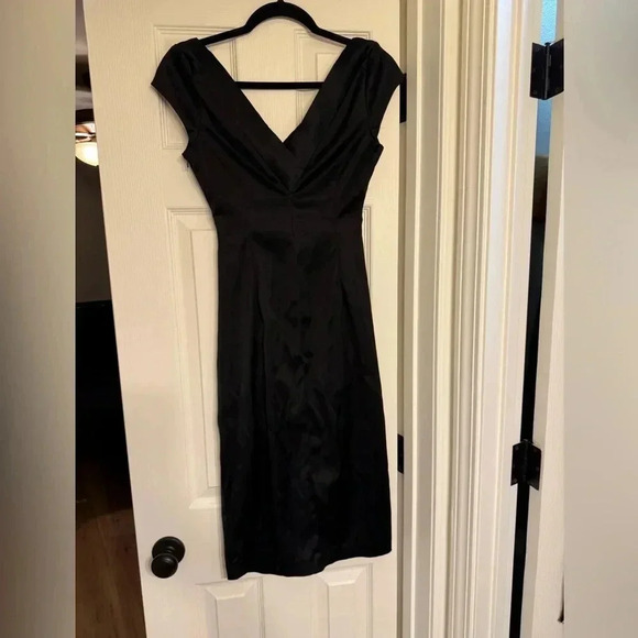Maggie London Black Dress Size 6 - Picture 1 of 6